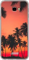 6F hoesje - geschikt voor Samsung Galaxy J4 Plus -  Transparant TPU Case - Coconut Nightfall #ffffff