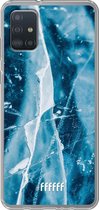 6F hoesje - geschikt voor Samsung Galaxy A52 - Transparant TPU Case - Cracked Ice #ffffff