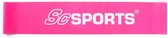 ScSPORTS® Fitness Elastiek - Resistance Band - 50 x 5 cm - 4,5 kg - Roze