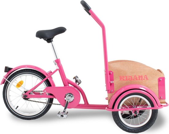 Kijana bakfiets mini - roze | bol.com