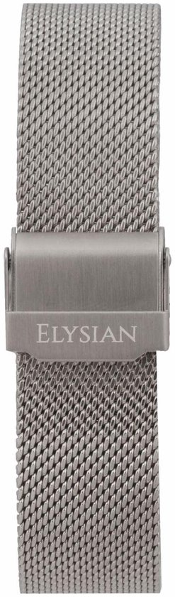 Bracelet de montre Elysian - Argent - Maille - Acier inoxydable 316L - 18 mm - Dégagement Quick - Ajustable