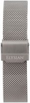Elysian Horlogebandje - Zilver - Mesh - 316L Roestvrij  Staal - 18mm - Quick Release - Verstelbaar