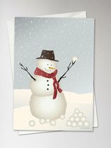 ViSSEVASSE Snowman - Greeting Card - XS