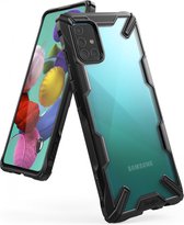 Ringke Fusion X Samsung Galaxy A51 Hoesje Transparant/Zwart