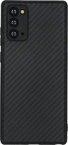 Carbon Softcase Backcover Samsung Galaxy Note 20 hoesje - Zwart