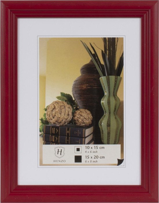 Fotolijst - Henzo - Artos - Fotomaat 15x20 cm - Rood