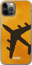 6F hoesje - geschikt voor iPhone 12 Pro - Transparant TPU Case - Aeroplane #ffffff