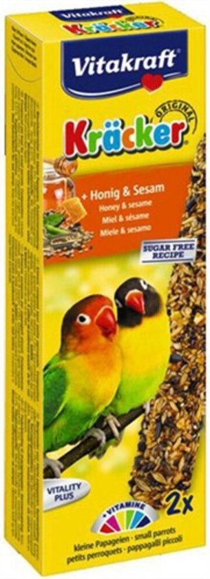 Vitakraft Agaporniskracker African Honing Vogelsnack - 2 Stuks