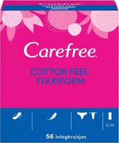 Carefree Cotton Feel Flexiform Fresh 56 stuks
