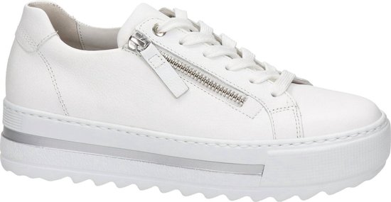 Gabor Dames Sneaker - Wit/Wit - Maat 8.5 | bol.com