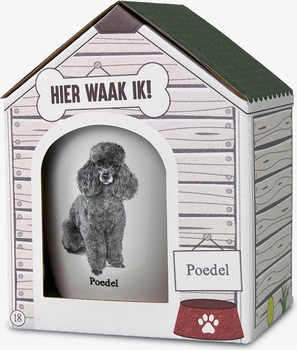 mosterd Onrechtvaardig einde Mok - Hond - Cadeau - Poedel - In cadeauverpakking met gekleurd lint |  bol.com