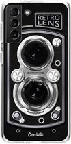 Casetastic Samsung Galaxy S21 Plus 4G/5G Hoesje - Softcover Hoesje met Design - Camera Retro Lens Print