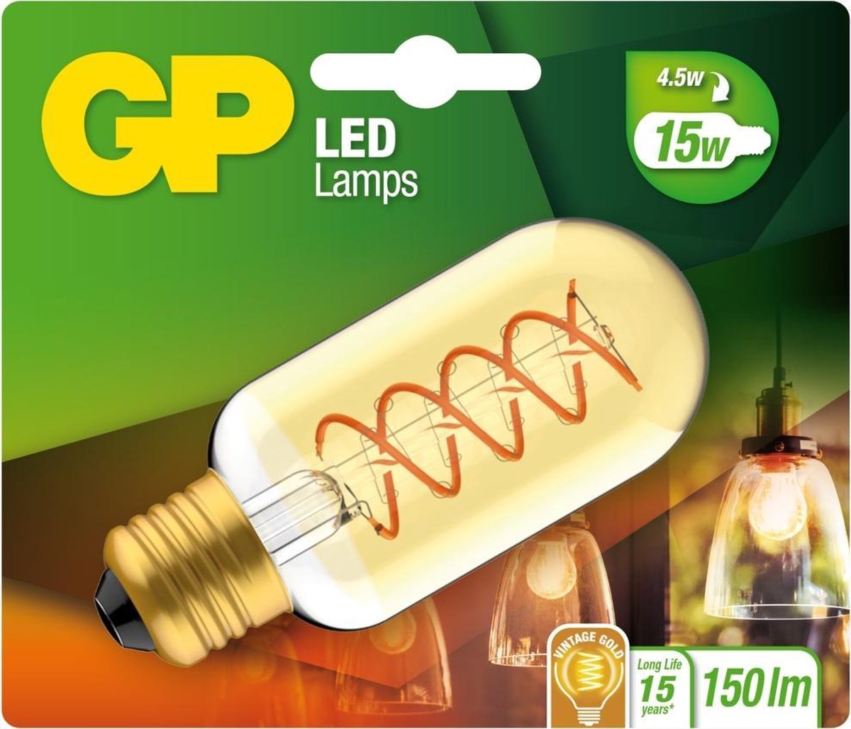 GP Lighting Gp Led Spiralfl. T45 4,5w E27 bol