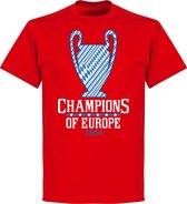 Bayern München Champions Of Europe 2020 T-Shirt - Rood - L