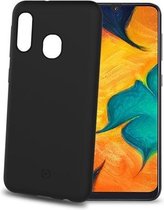 Samsung A30 Celly Hoesje Zwart-Shock-Black