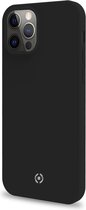Celly Iphone 12 - 12 Pro Back Cover Cromo Black