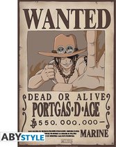 ABYstyle One Piece Wanted Ace  Poster - 38x52cm