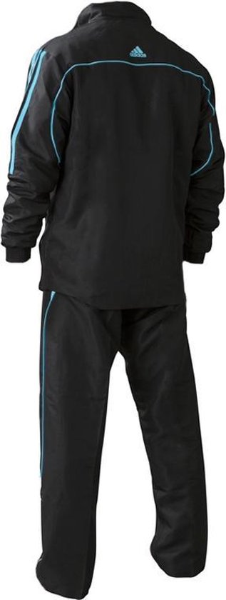 adidas Team Track Trainingsjack Zwart/Blauw maat XXL | bol.com