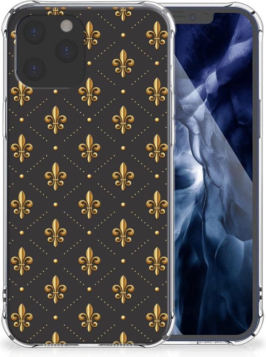 iPhone 12 Pro Max Doorzichtige Silicone Hoesje Franse Lelie