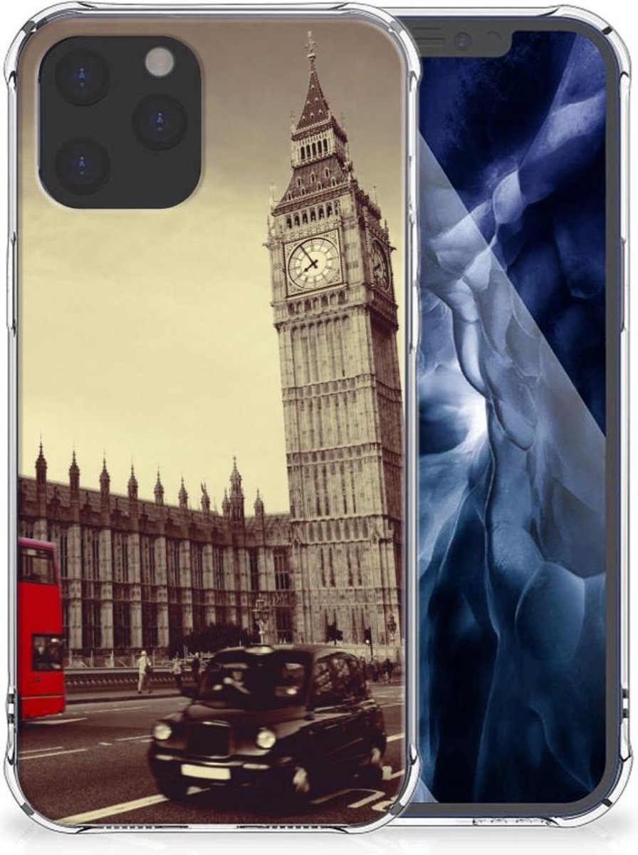 TPU Case Anti-Shock voor iPhone 12 Pro Max Telefoonhoesje met valbescherming Londen