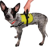 Fitpaws Veiligheidstuigje 86-102 Cm Polyester/nylon Geel/zwart