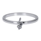 iXXXi Jewelry Vulring 2 mm Symbol Snake Zilverkleurig - maat 19