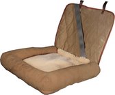 Solvit Car Cuddler - Bruin - comfortabele autostoel voor kleine honden