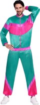 Amscan Verkleedpak Jogging Suit Heren Polyester Turquoise Mt L