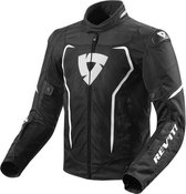 REV'IT Vertex Air Black Neon Yellow Textile Motorcycle Jacket 2XL