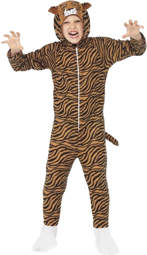 Combinaison tigre Onesie - Animal sauvage habille les vêtements taille 152-158
