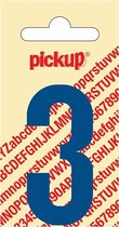 Pickup plakcijfer Nobel 60 mm blauw 3 - 310520603