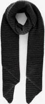 Sjaal (fashion) Pcpyron Structured Long Scarf Noos 17105988 BlackMaat -