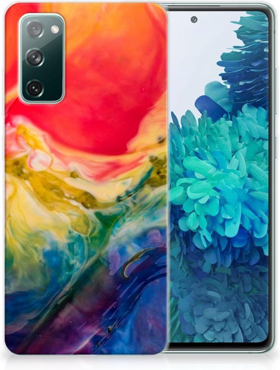 Hoesje maken Samsung Galaxy S20 FE Watercolor Dark