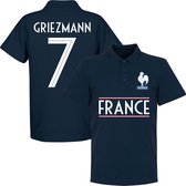 Frankrijk Griezmann 7 Team Polo -  Navy - 5XL