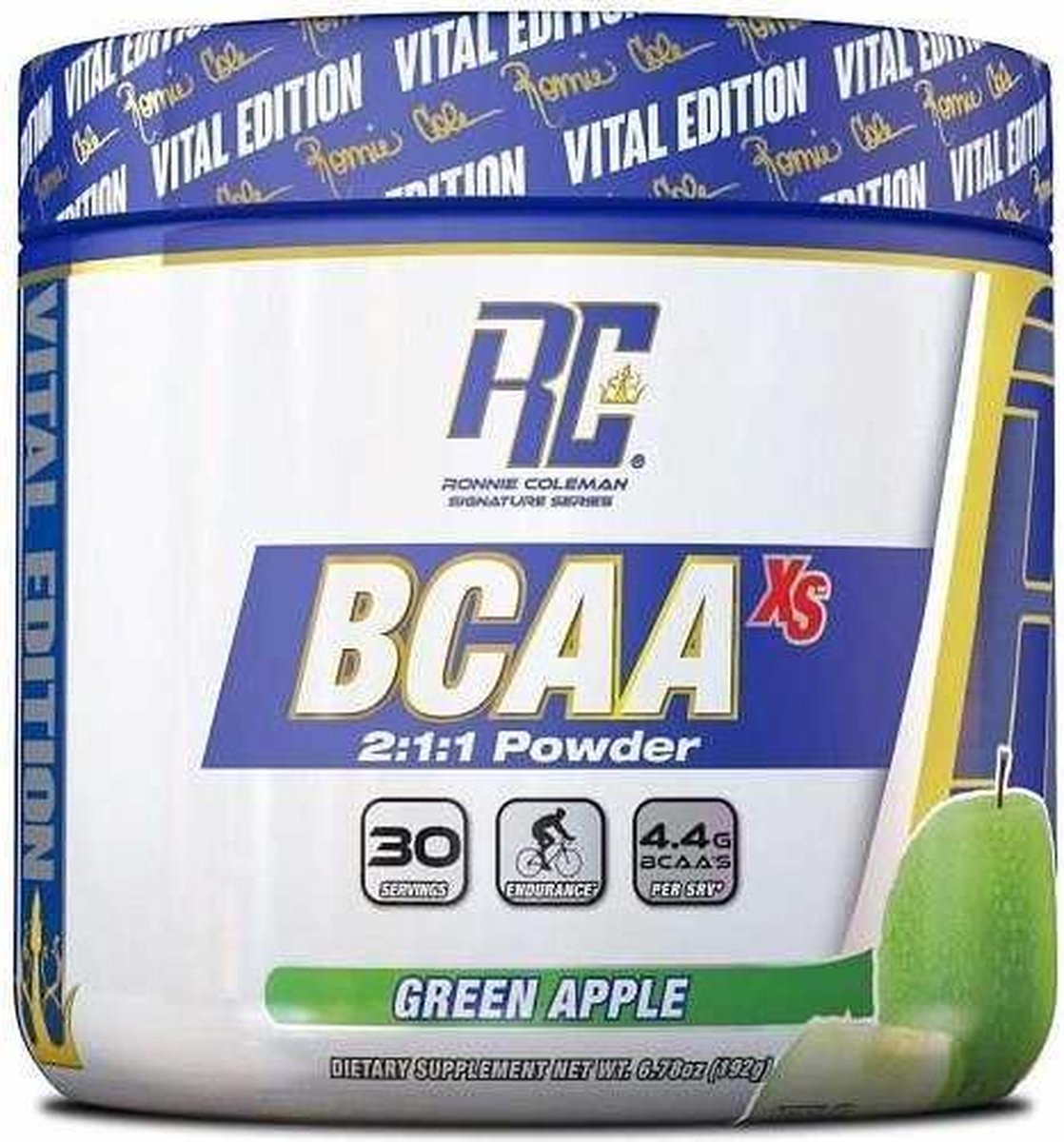 Goedkoopste BCAA-XS Powder 30servings Green Apple