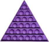 Pop It Fidget Toy - Bekend van TikTok - Driehoek - Paars