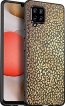 iMoshion Design voor de Samsung Galaxy A42 hoesje - Grafisch - Goud