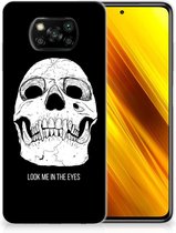 Silicone Case Xiaomi Poco X3 | Poco X3 Pro Telefoonhoesje Skull Eyes