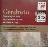 2-CD GERSHWIN - RHAPSODY IN BLUE / AN AMERICAN IN PARIS / THE MAN I LOVE - SARAH VAUGHAN / MICHAEL TILSON THOMAS