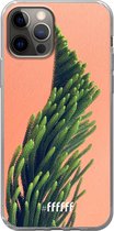 6F hoesje - geschikt voor iPhone 12 Pro - Transparant TPU Case - Waving Plant #ffffff