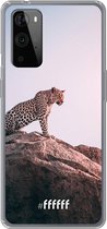 6F hoesje - geschikt voor OnePlus 9 Pro -  Transparant TPU Case - Leopard #ffffff