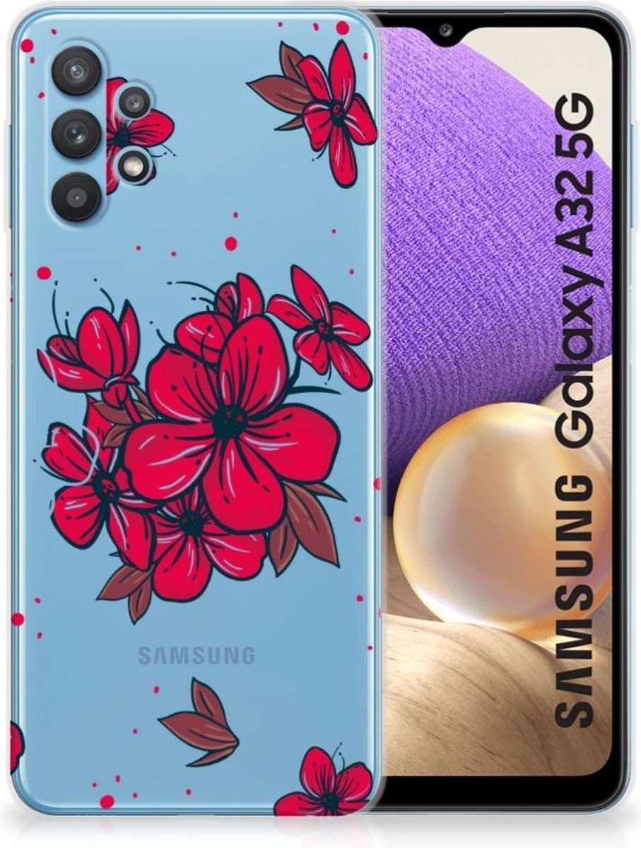 Samsung Galaxy A32 5G TPU Case Blossom Red