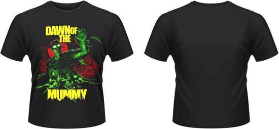 Plan 9 Unisex Tshirt DAWN OF THE MUMMY Zwart