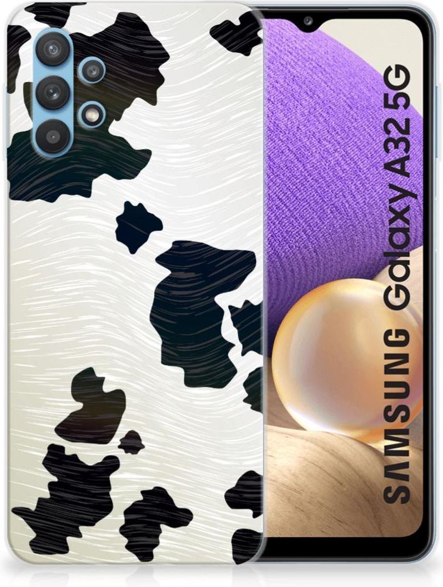 Samsung Galaxy A32 5G TPU Hoesje Koeienvlekken