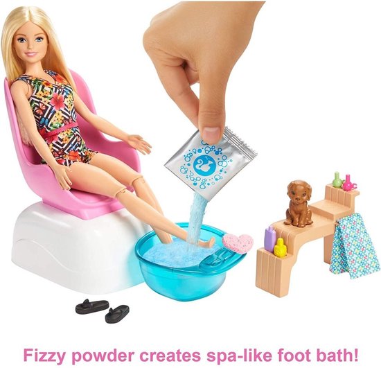 barbie mani pedi set