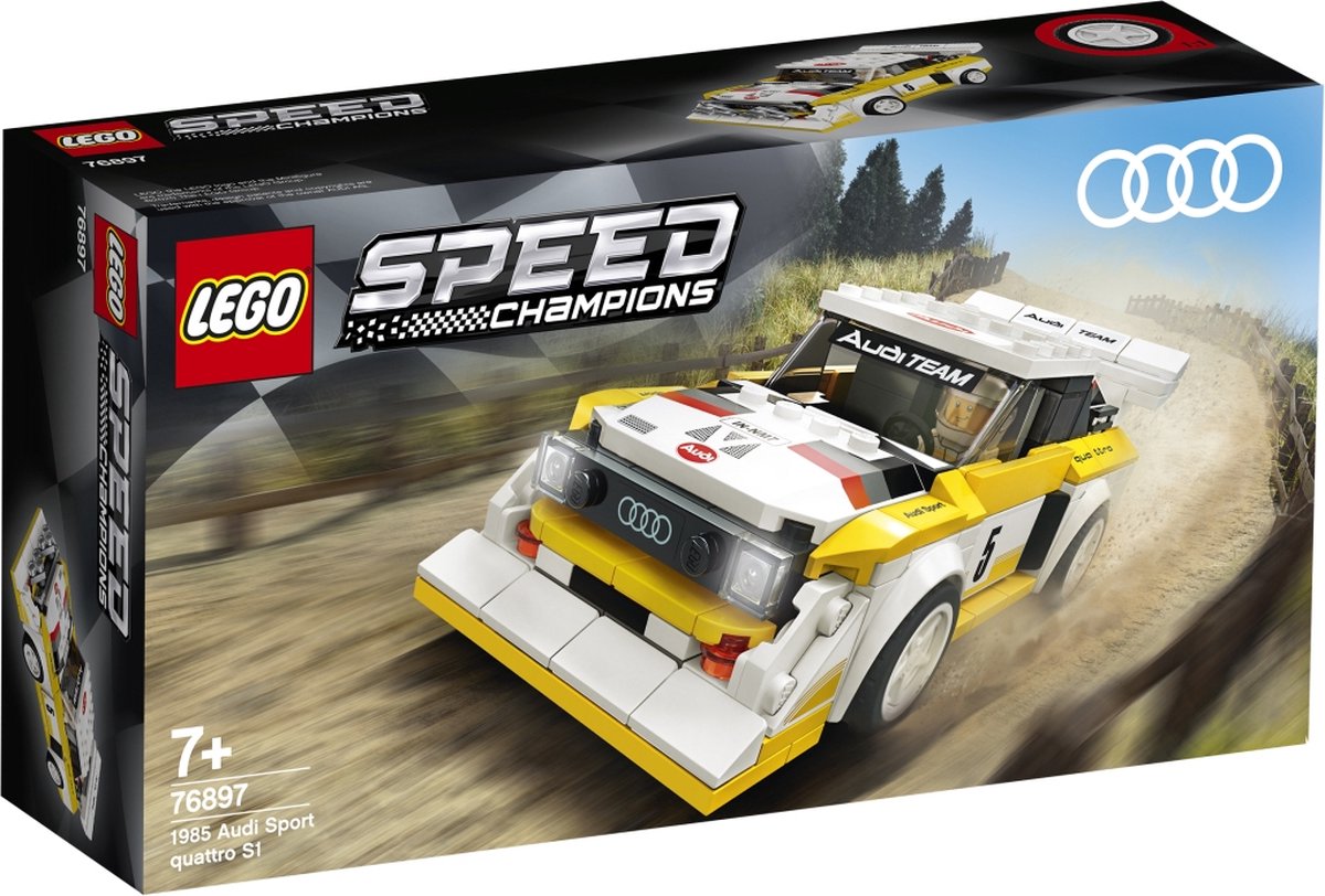 Op de loer liggen hout welzijn LEGO Speed Champions 1985 Audi Sport Quattro S1 - 76897 | bol.com