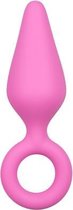 Easytoys Anal Collection - Roze Buttplug Met Trekring - Medium - Dildo - Vibrator - Penis - Penispomp - Extender - Buttplug - Sexy - Tril ei - Erotische - Man - Vrouw - Penis - Her