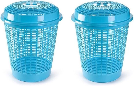 Tbest Paniers à Linge Pliables Paniers à Linge Pliable PE Revêtement