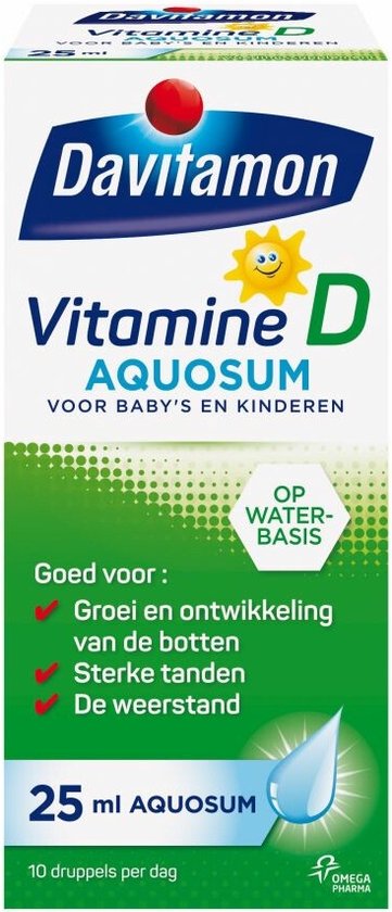 springen dennenboom bovenstaand Davitamon vitamine D Aquosum – bevat vitamine D3 - vitamine D baby op  waterbasis - 25 ml | bol.com