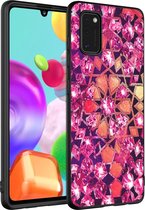 iMoshion Design voor de Samsung Galaxy A41 hoesje - Grafisch - Roze Bling